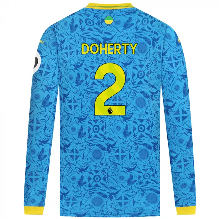 Wolverhampton Wanderers Kits Shop | 2025-26 Wolves Third Shirt – Adult – LS DOHERTY 2 Wolves Jerseys and Gear